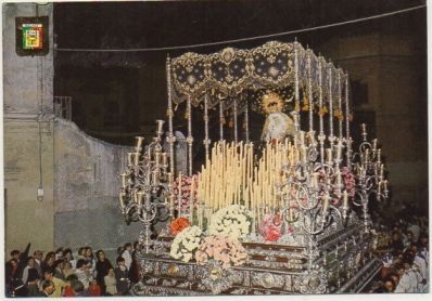 POSTAL DE MALAGA SEMANA SANTA MARIA SANTISIMA DE LA ESTRELLA Nº 32