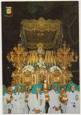 POSTAL DE MALAGA SEMANA SANTA MARIA SANTISIMA DE LA ESPERANZA Nº 45