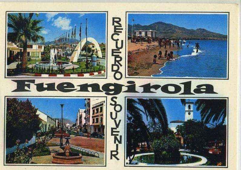 POSTAL DE FUENGIROLA MALAGA . COSTA DEL SOL.