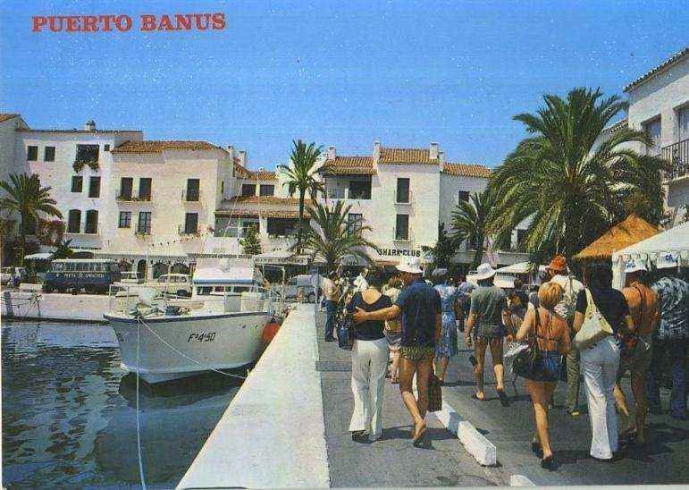POSTAL DE MARBELLA PUERTO BANUS. MALAGA