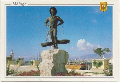 POSTAL DE MALAGA. EL CENACHERO.