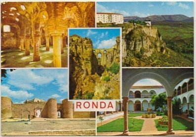 POSTAL DE MALAGA. RONDA. VARIAS VISTAS Nº 52
