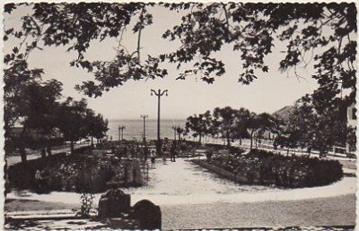POSTAL DE MALAGA. MARBELLA. PARQUE DE JOSE ANTONIO
