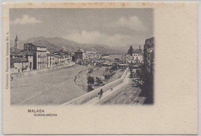 POSTAL ANTIGUA DE MALAGA. GUADALMEDINA