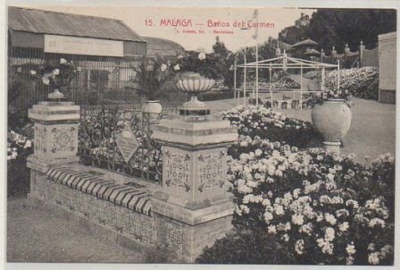 POSTAL DE MALAGA. BAÑOS DEL CARMEN
