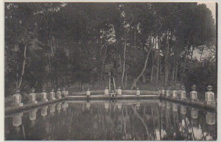 POSTAL DE MALAGA. LAGO DE LA HACIENDA DE SAN JOSE