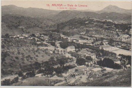 POSTAL DE MALAGA. VISTA DE LIMONA