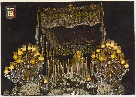 POSTAL SEMANA SANTA DE MALAGA. VIRGEN DEL ROCIO Nº 147