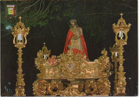 POSTAL SEMANA SANTA DE MALAGA. STMO. CRISTO CORONADO DE ESPINAS Nº 137
