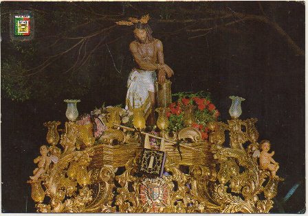 POSTAL SEMANA SANTA DE MALAGA. NTRO. PADRE DE LA COLUMNA Nº 136