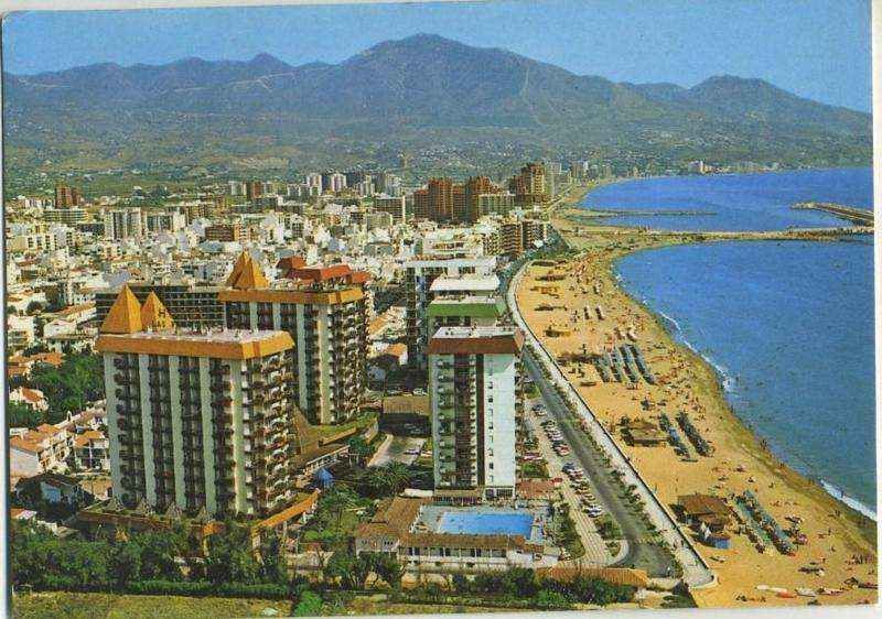 POSTAL DE FUENGIROLA. MALAGA. VISTA AEREA