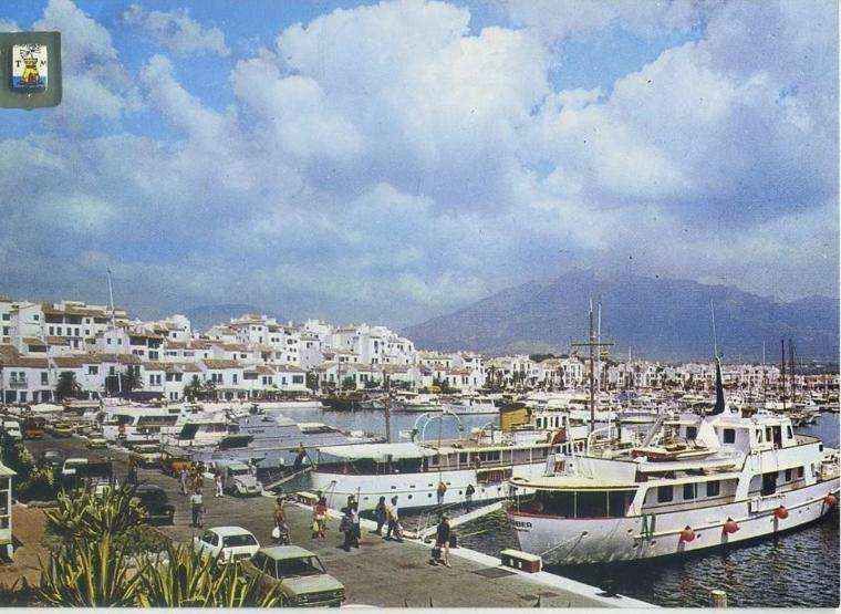 POSTAL DE MARBELL. MALAGA. PUERTO BANUS