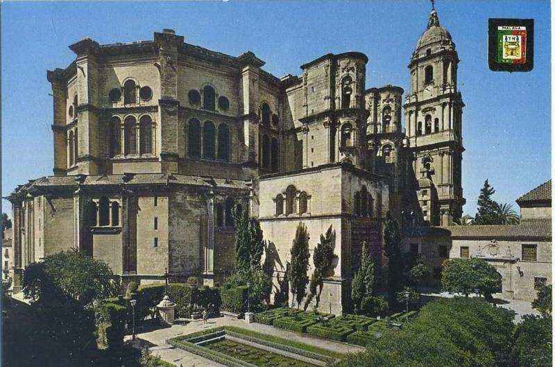 POSTAL DE  MALAGA. LA CATEDRAL