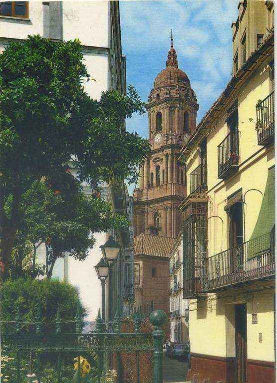 POSTAL DE  TORREMOLINOS. MALAGA. CALLEJA Y CATEDRAL