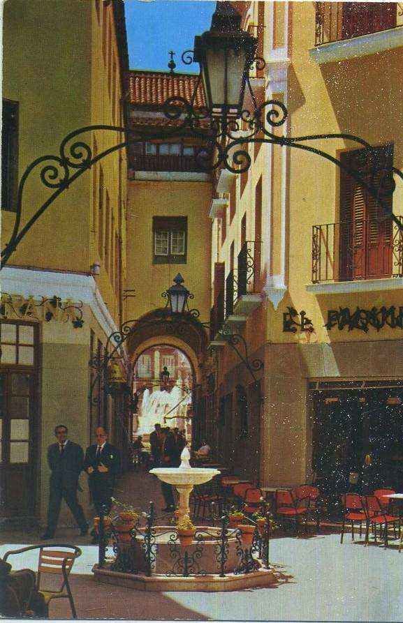 POSTAL DE  MALAGA. PASAJE DE CHINITAS