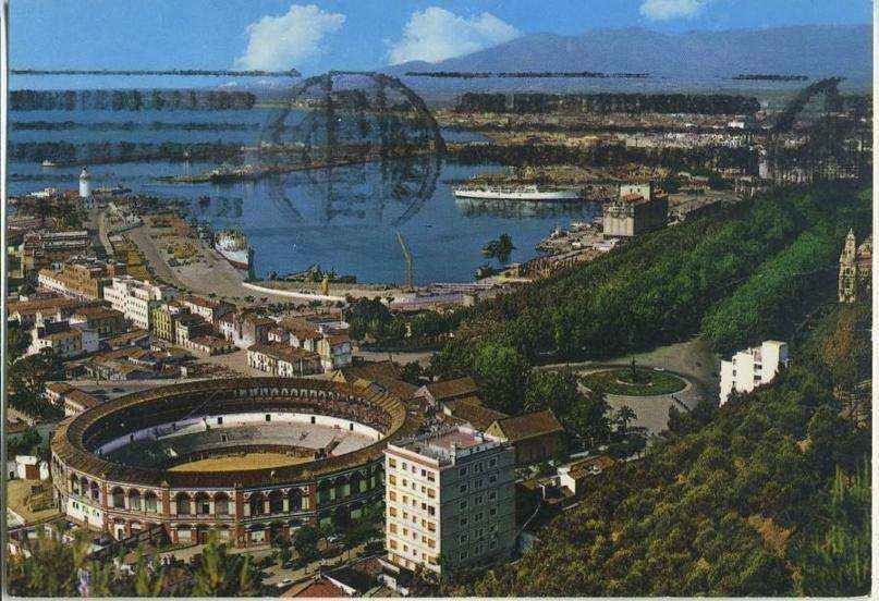 POSTAL DE MALAGA. VISTA PARCIAL