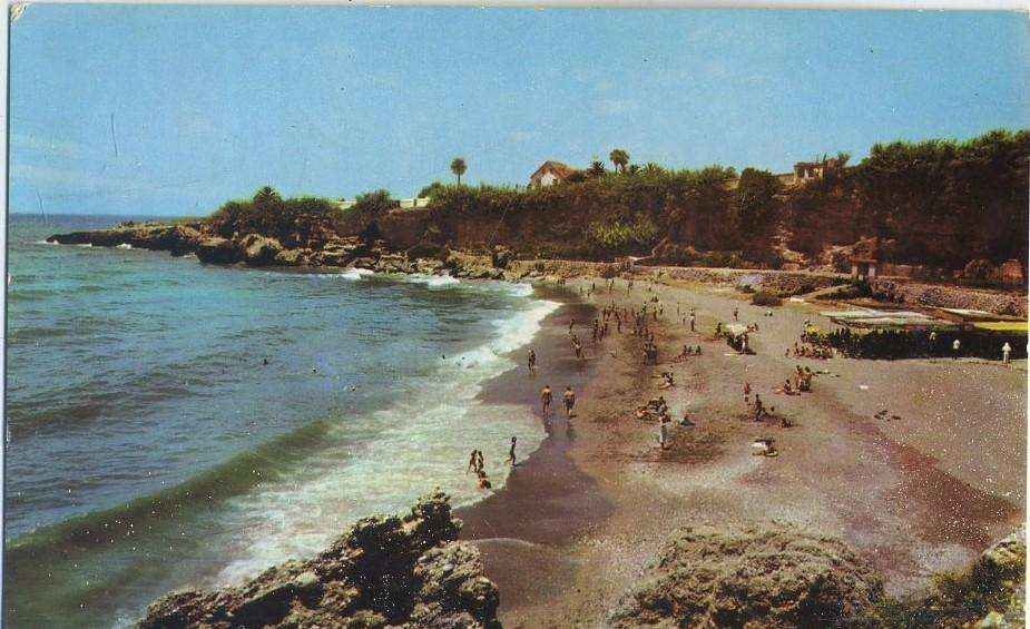POSTAL DE NERJA. MALAGA. PLAYA EL SALON