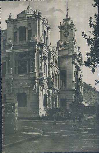 POSTAL DE MALAGA AYUNTAMIENTO FACHADA PRINCIPAL