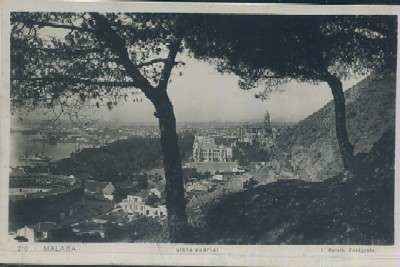 POSTAL DE MALAGA VISTA PARCIAL Nº 216