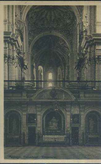 POSTAL DE MALAGA CATEDRAL TRASCORO