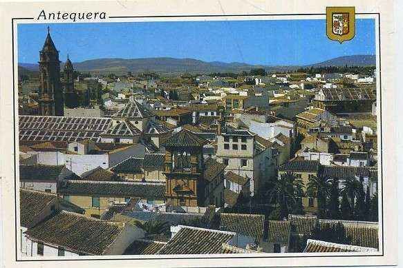 POSTAL DE MALAGA. ANTEQUERA. VISTA PARCIAL