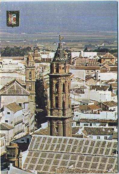 POSTAL DE MALAGA. ANTEQUERA. VISTA PARCIAL