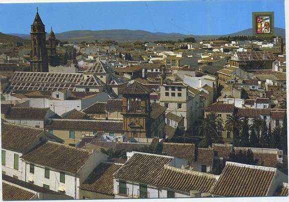 POSTAL DE MALAGA. ANTEQUERA. VISTA PARCIAL