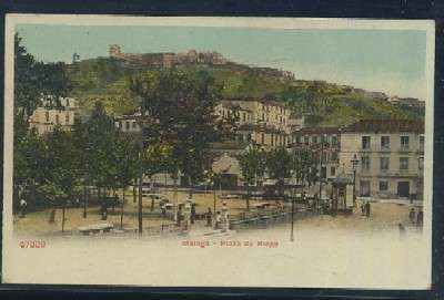 POSTAL ANTIGUA DE MALAGA - PLAZA DE RIEGO