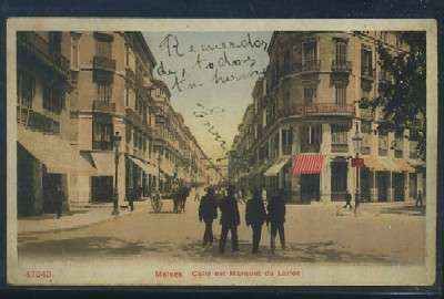 POSTAL ANTIGUA DE MALAGA - CALLE DEL MARQUES DE LARIOS