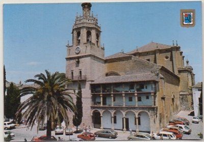 POSTAL DE MALAGA Nº 45. RONDA. IGLESIA SANTA MARIA LA MAYOR
