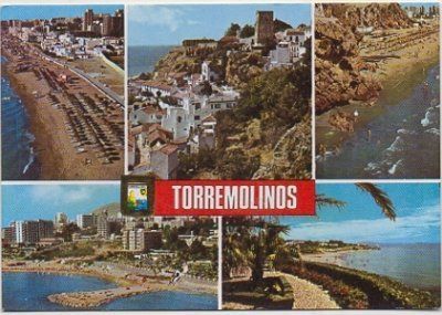 POSTAL DE MALAGA Nº 1. TORREMOLINOS. DIVERSOS ASPECTOS