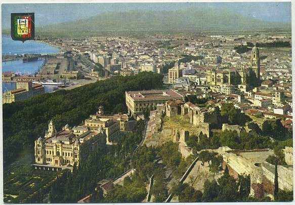 POSTAL MALAGA. VISTA GENERAL Nº 10
