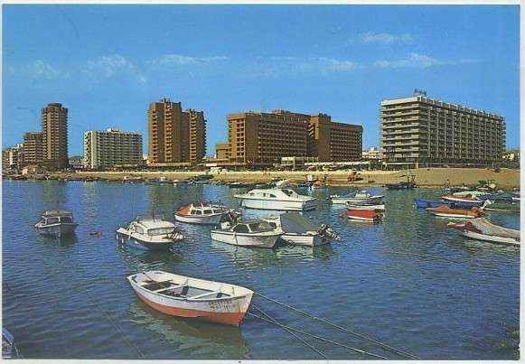POSTAL MALAGA. COSTA DEL SOL. FUENGIROLA. VISTA DEL PUERTO Nº 1256