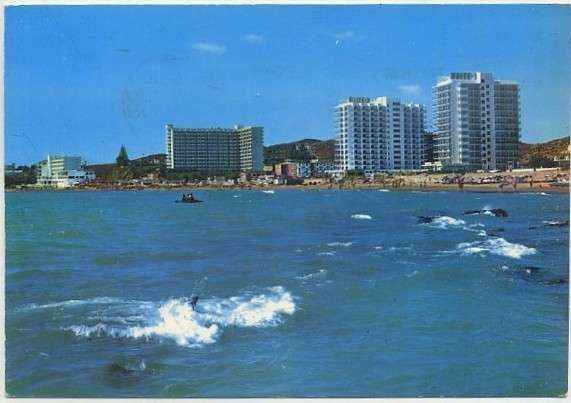 POSTAL MALAGA. COSTA DEL SOL. BENAMADENA COSTA. PLAYA DE BIL-BIL Nº 1748