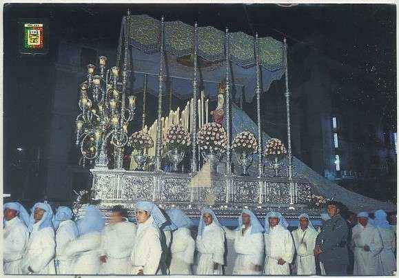 POSTAL DE MALAGA. SEMANA SANTA. SANTISIMA VIRGEN DEL ROSARIO