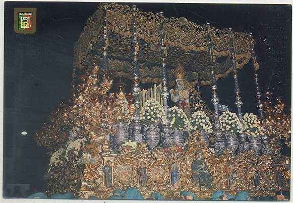 POSTAL DE MALAGA. SEMANA SANTA. MARIA STMA. DE LA ESPERANZA Nº 37