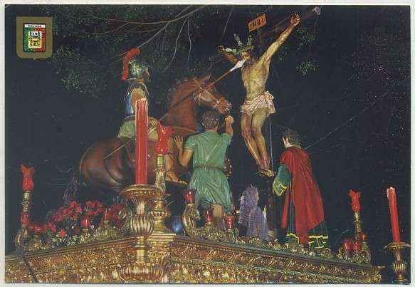 POSTAL DE MALAGA. SEMANA SANTA. STMO. CRISTO DE LA SANGRE Nº 10