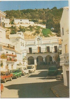 POSTAL DE CANILLAS DEL ACEITUNO. MALAGA. PZA. CONSTITUCION Y AYUNTAMIENTO