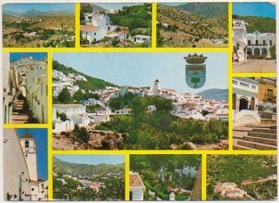 POSTAL DE CANILLAS DEL ACEITUNO. MALAGA. BARRIADAS Y RINCONES