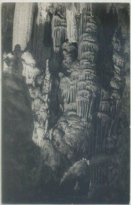 POSTAL DE MALAGA. CUEVA DE NERJA. ARCO DE LA COLUMNA CENTRAL