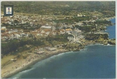 POSTAL DE MALAGA. NERJA. VISTA PARCIAL AEREA
