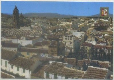 POSTAL DE MALAGA. ANTEQUERA. VISTA PARCIAL
