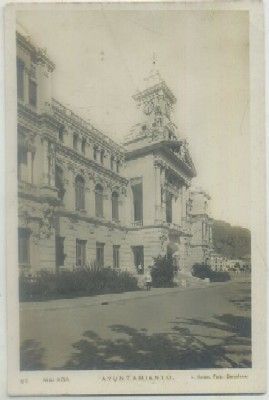 POSTAL ANTIGUA DE MALAGA. AYUNTAMIENTO