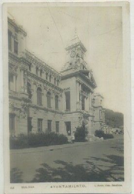 POSTAL ANTIGUA DE MALAGA. AYUNTAMIENTO