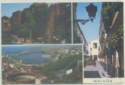 POSTAL DE MALAGA. BELLEZAS DE LA CIUDAD