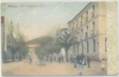 POSTAL ANTIGUA DE MALAGA. CALLE ALFONSO Xll