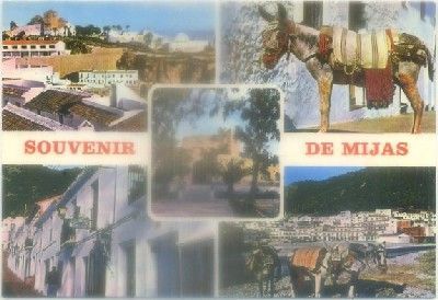 POSTAL DE MALAGA. SOUVENIR DE MIJAS