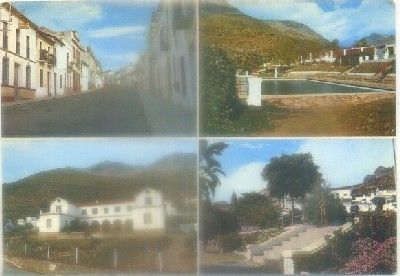 POSTAL DE MALAGA. CORTES DE LA FRONTERA. 4 VISTAS