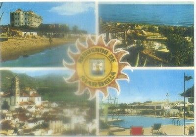 POSTAL DE MALAGA. RECUERDO DE MARBELLA. CUATRO VISTAS