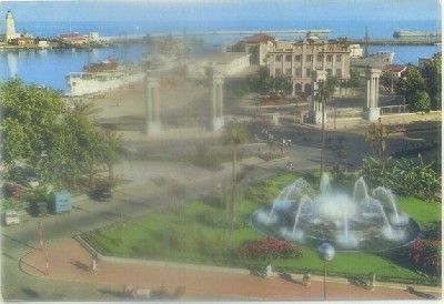 POSTAL DE MALAGA. PLAZA QUEIPO DE LLANO